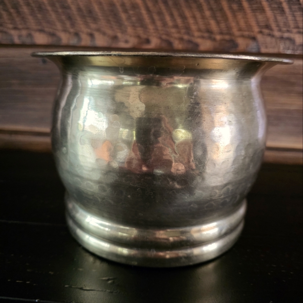 Brass Pot, Planter, Hand Pounded, Made In India